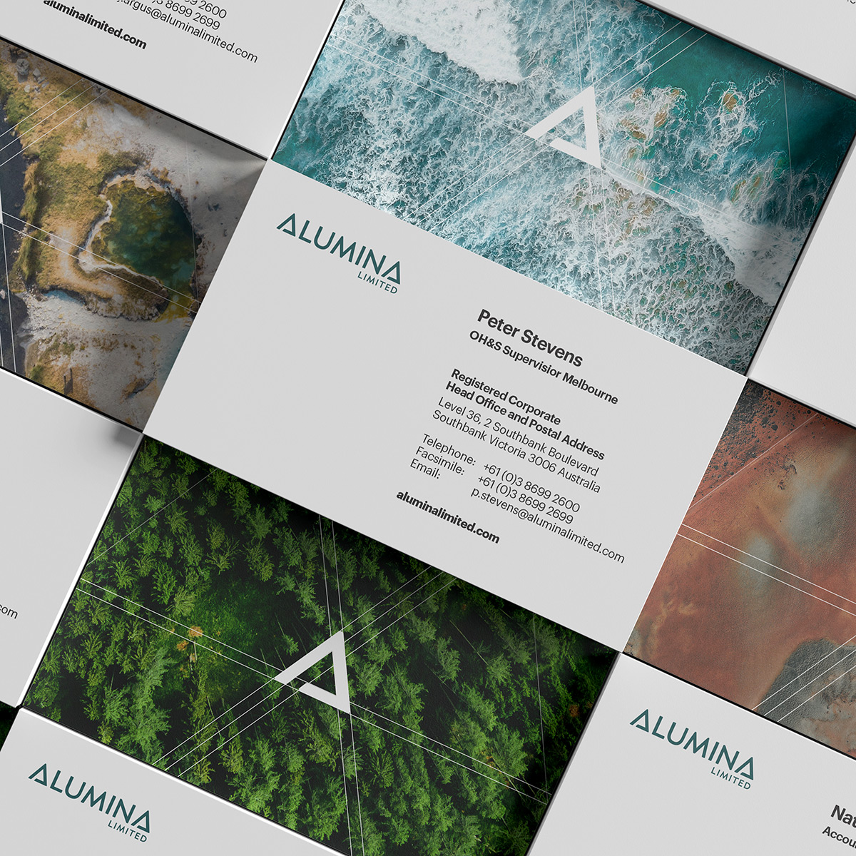 Alumina Business Cards 1