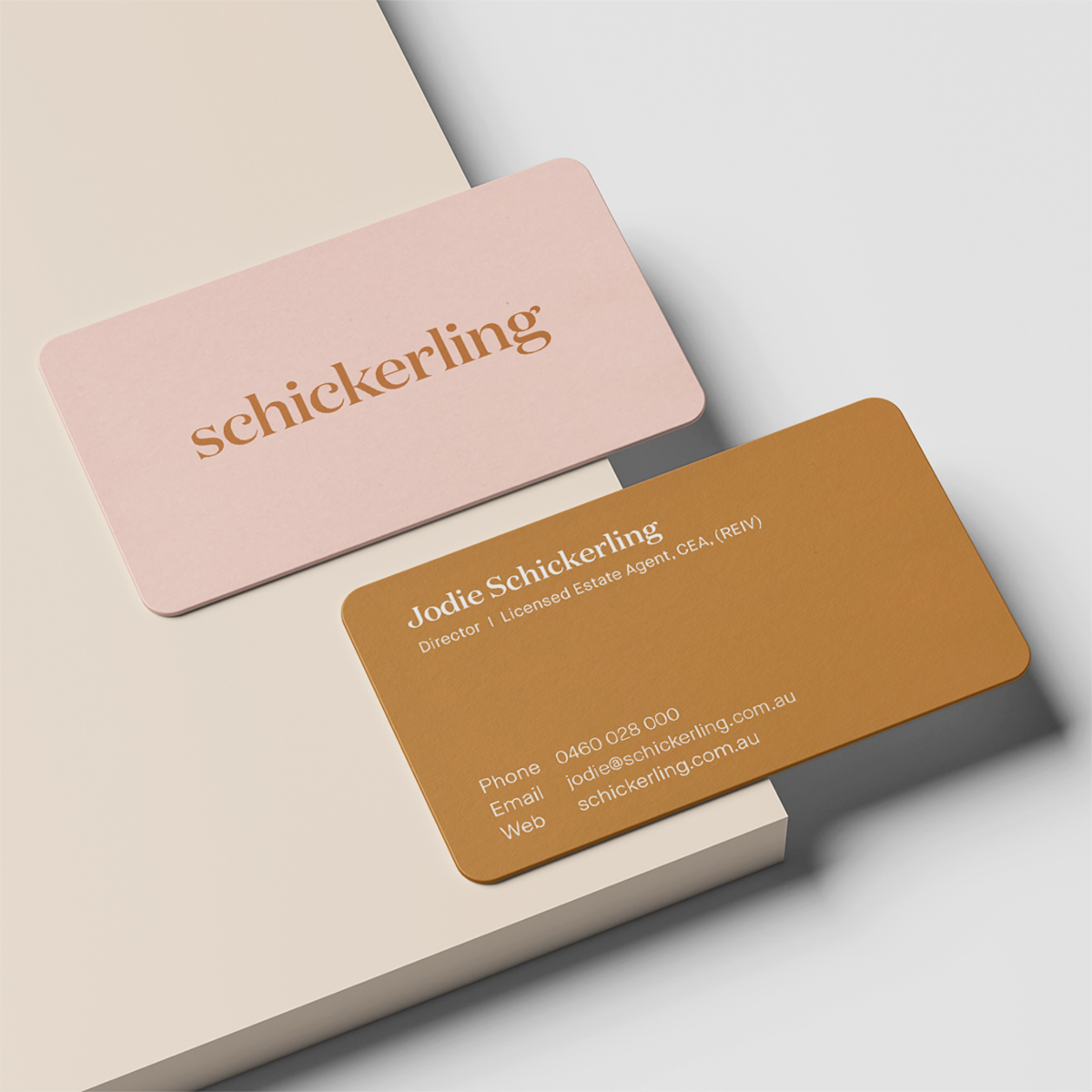 Business Card Mockup Schickering